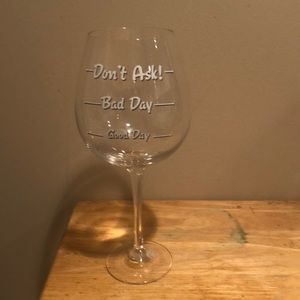 Bigmouth wine glass